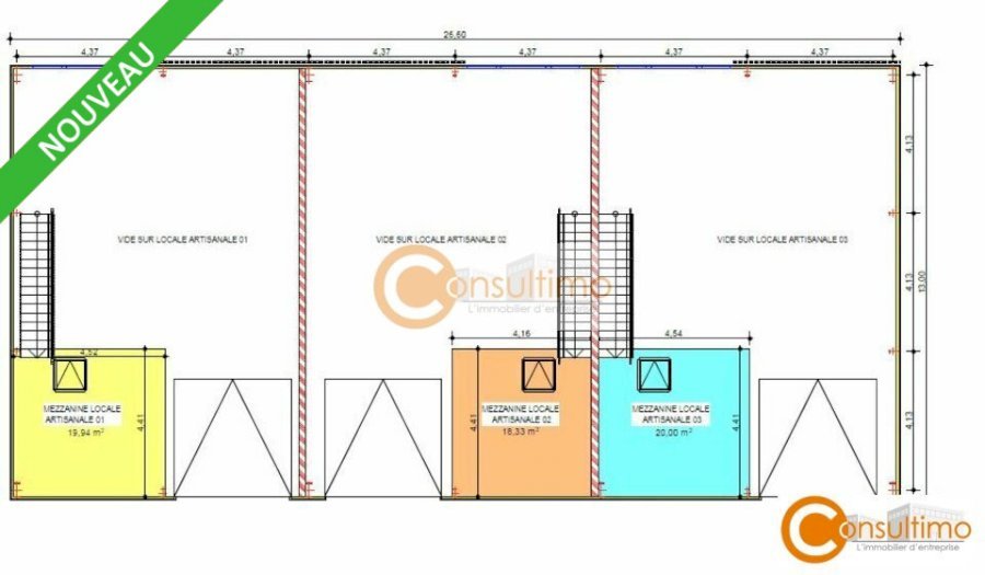 Local d'activité à louer 403 m² - Artigues-près-Bordeaux