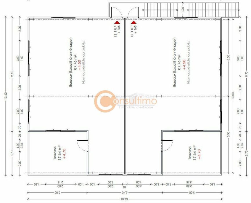 Bureau à louer 88 m² - Biganos
