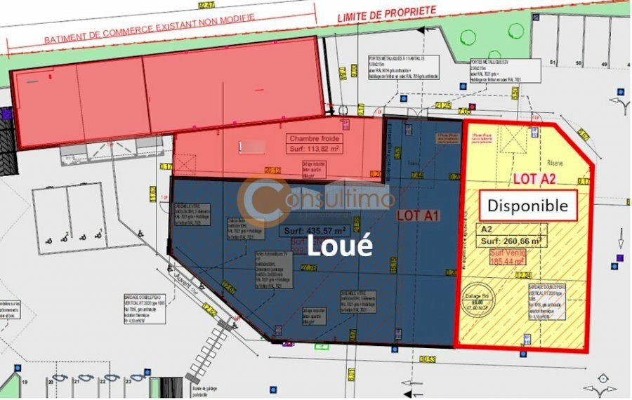Local commercial à louer 260 m² - Saint-Jean-d'Illac