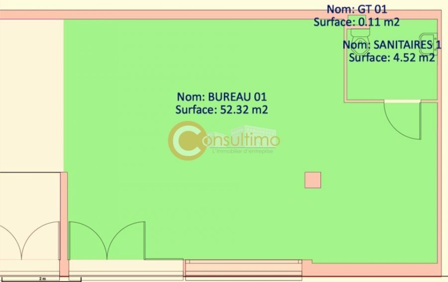 Local commercial à louer 60 m² - Gradignan