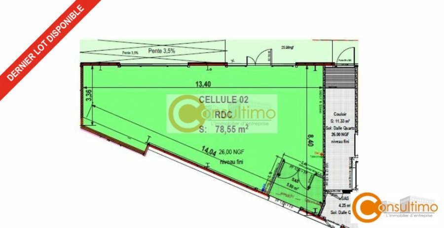 Local commercial à louer 78 m² - Carbon-Blanc