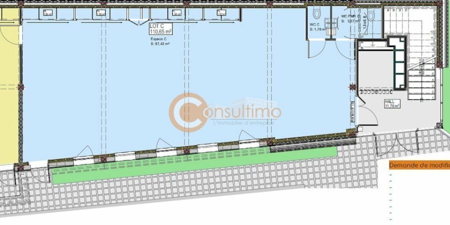 Bureau à louer 290 m² - Cenon