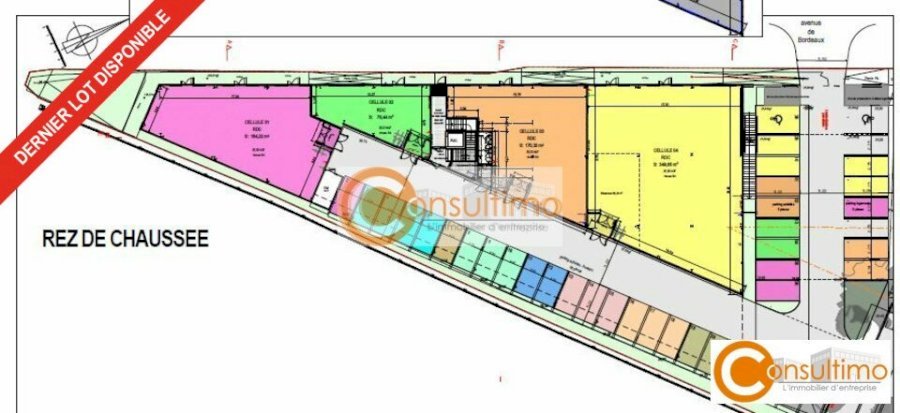 Local commercial à louer 78 m² - Carbon-Blanc