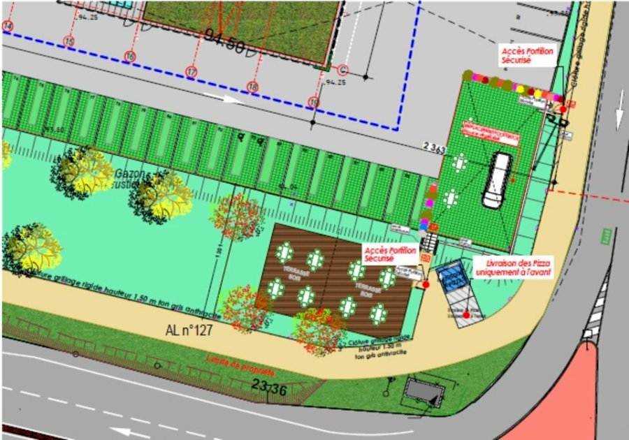 Terrain à louer 60 m² - Sallebœuf