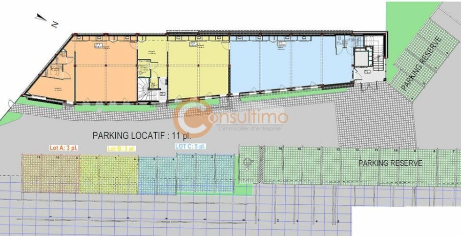 Bureau à louer 96 m² - Cenon