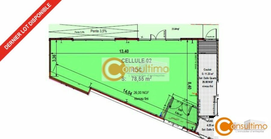 Local commercial à louer 78 m² - Carbon-Blanc