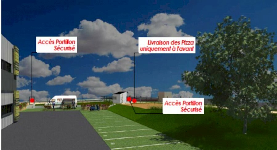 Terrain à louer 60 m² - Sallebœuf