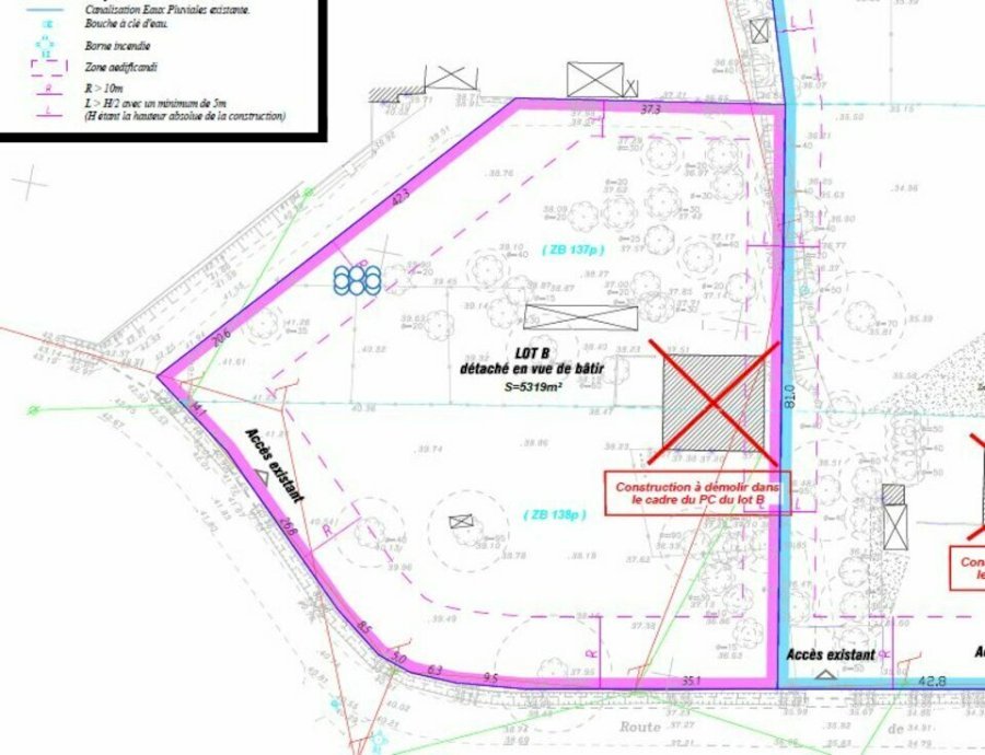 Terrain à acheter 5319 m² - Montussan