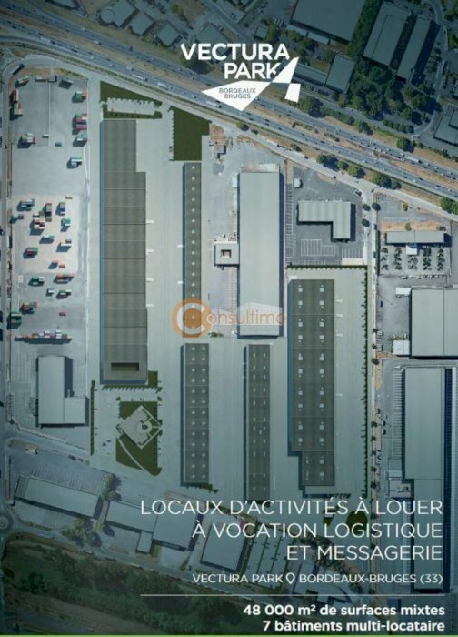 Local d'activité à louer 1850 m² - Bruges