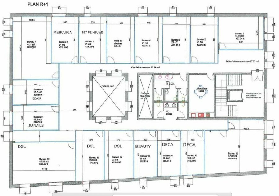 Local d'activité à louer 161 m² - Montussan