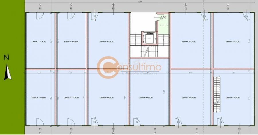 Local d'activité à acheter 122 m² - Le Teich