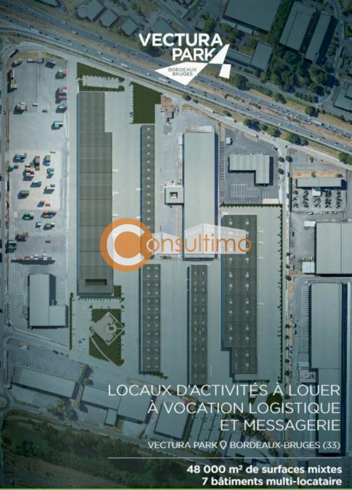 Local d'activité à louer 1850 m² - Bruges