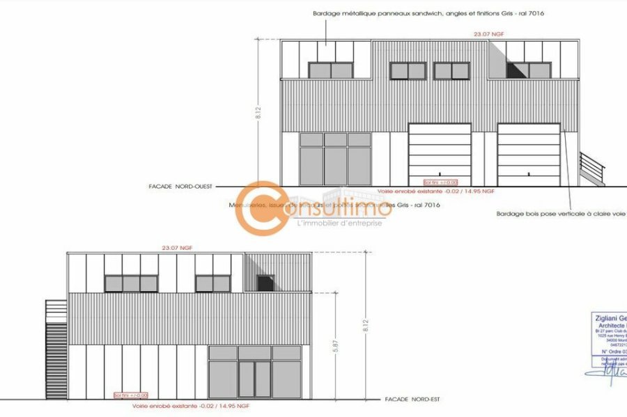 Bureau à louer 176 m² - Biganos