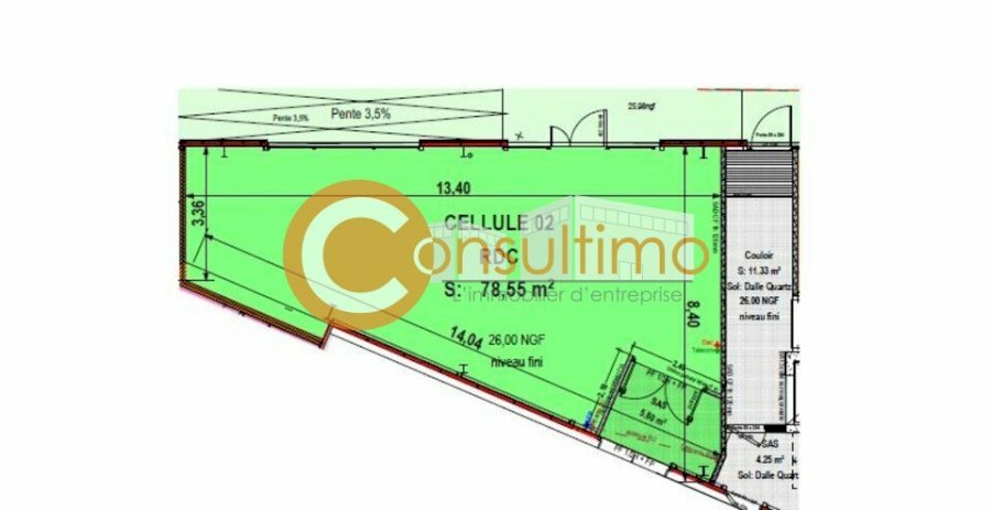 Local commercial à louer 78 m² - Carbon-Blanc